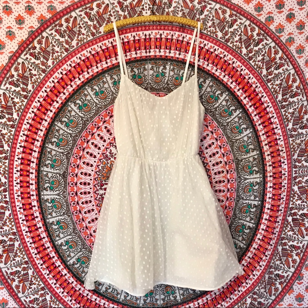 🍦 Polka Dot Sweetheart Neck Spring Dress